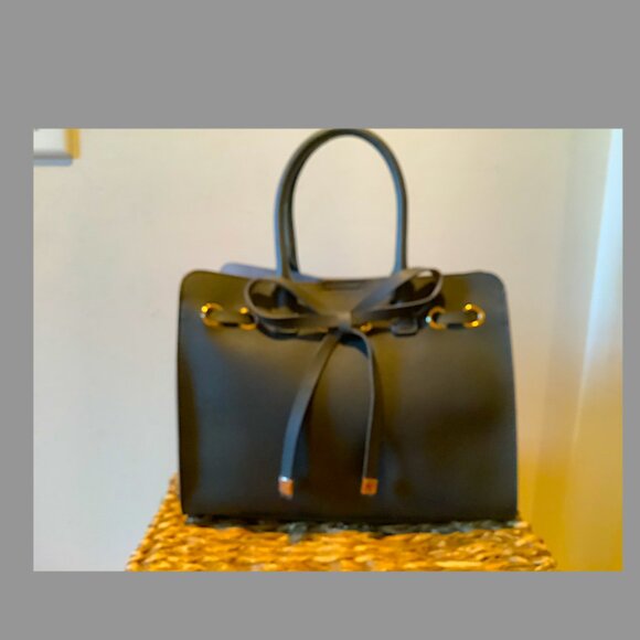 Kaari Blue Handbags - Kaari  Blue gray faux leather tote bag NEW without Tags! Never Worn